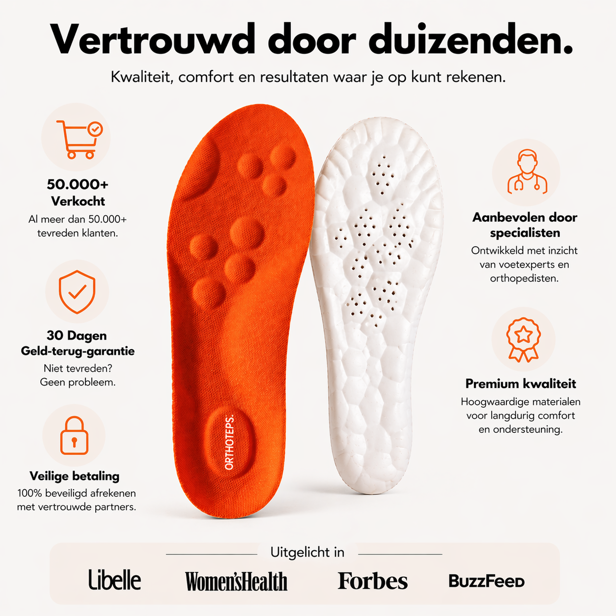 Massage inlegzolen